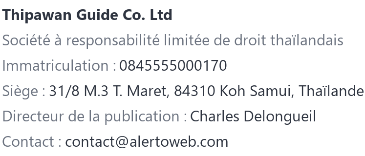 Coordonnées du responsable du traitement : dénomination, immatriculation, siège et adresse de contact